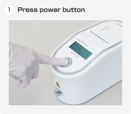 Press power button