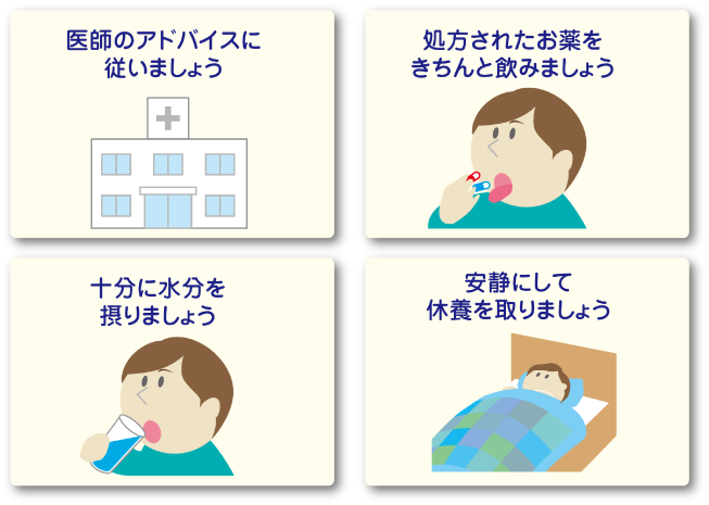 感染した時はどうすればいいの？